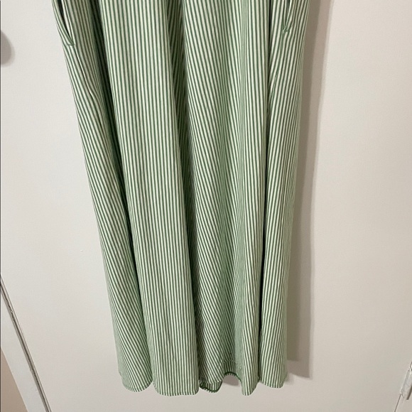 Kit and Ace Green Striped Midi Dress Size XS - Picture 8 of 10
